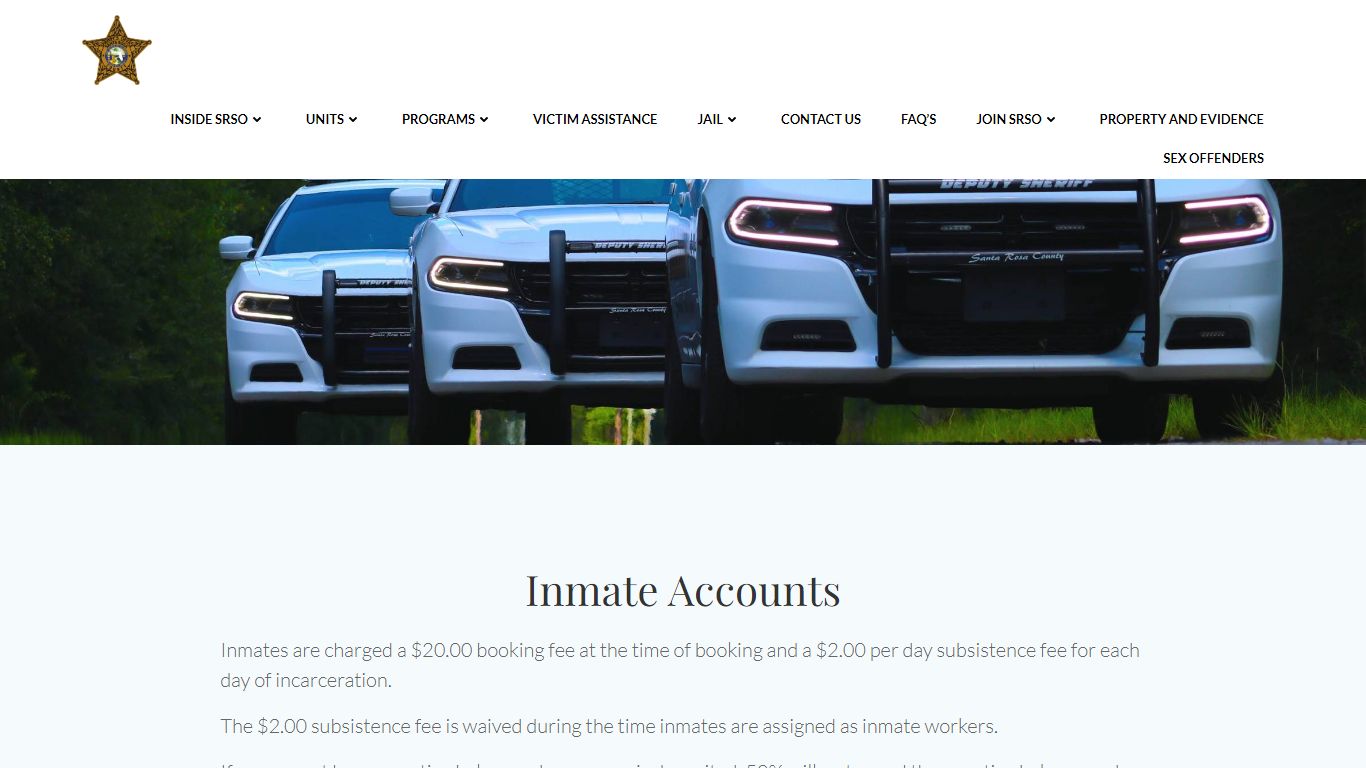 Inmate Handbook - Santa Rosa County Sheriff's Office